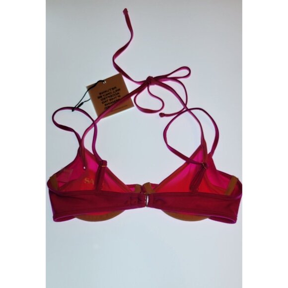 SAME Los Angeles Bikini Set 2pc Size XS Bra Double Layer Top Bottom 90s Tropical - Picture 9 of 14